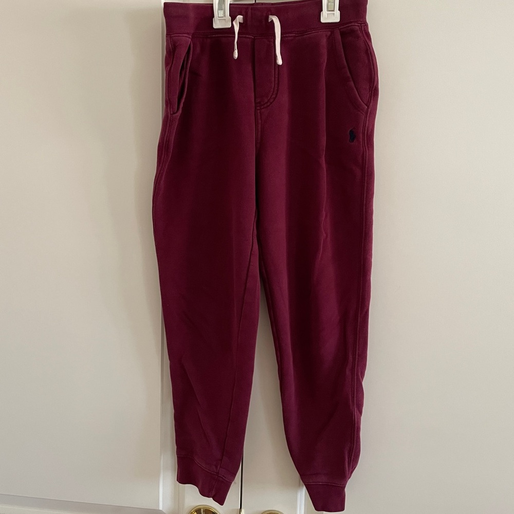 Polo by Ralph Lauren Kids Burgundy Joggers